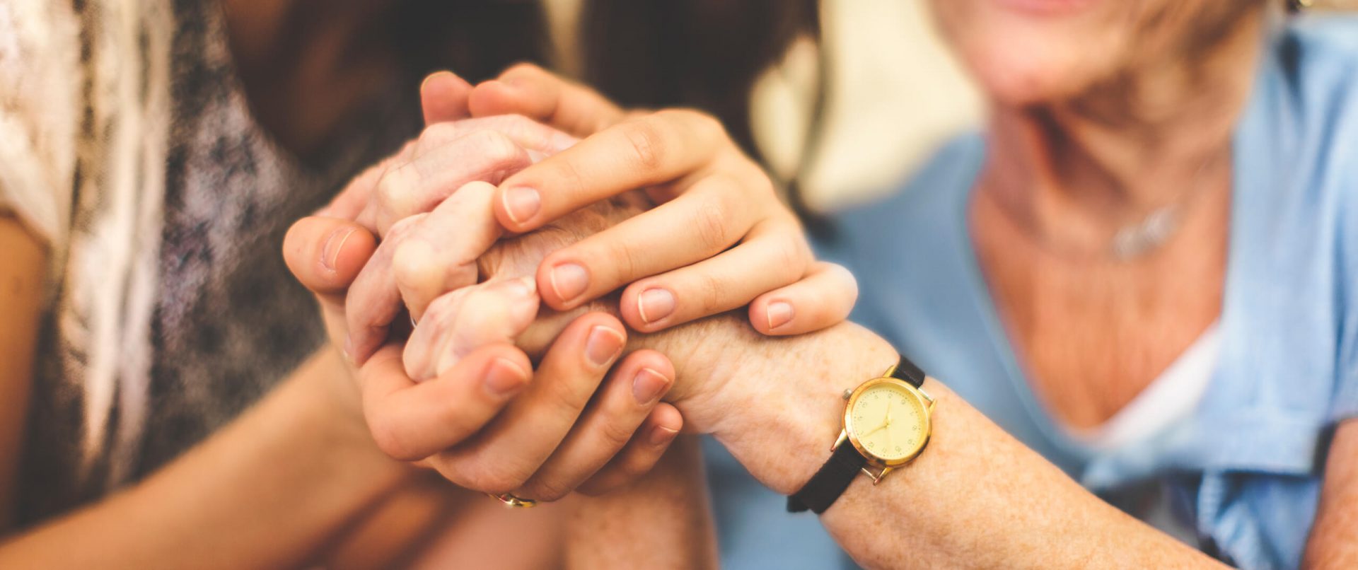 women holding hands